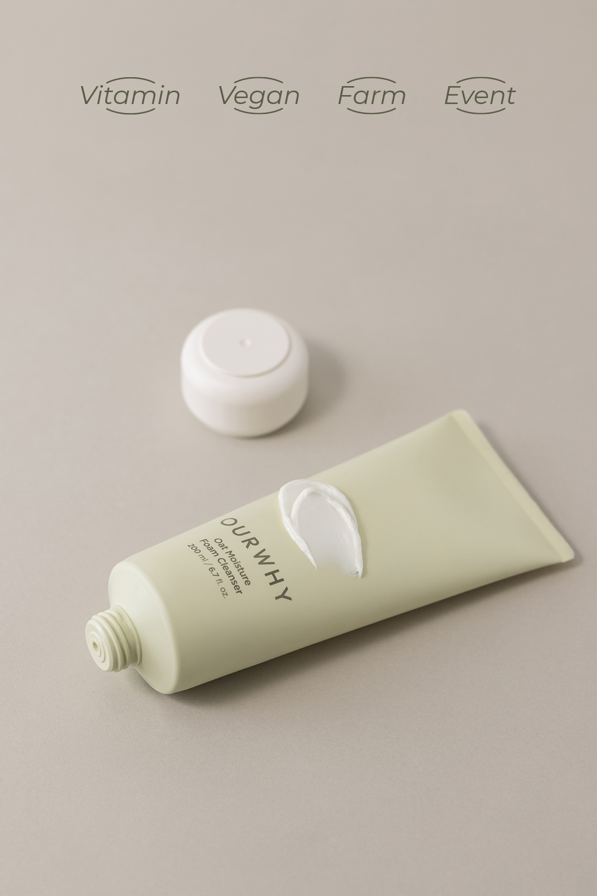 Oat Moisture Foam Cleanser Yulaflı Nemlendirici Köpük Yüz Temizleyici 200ml — foamcleanser200 — تصویر 4 از 4