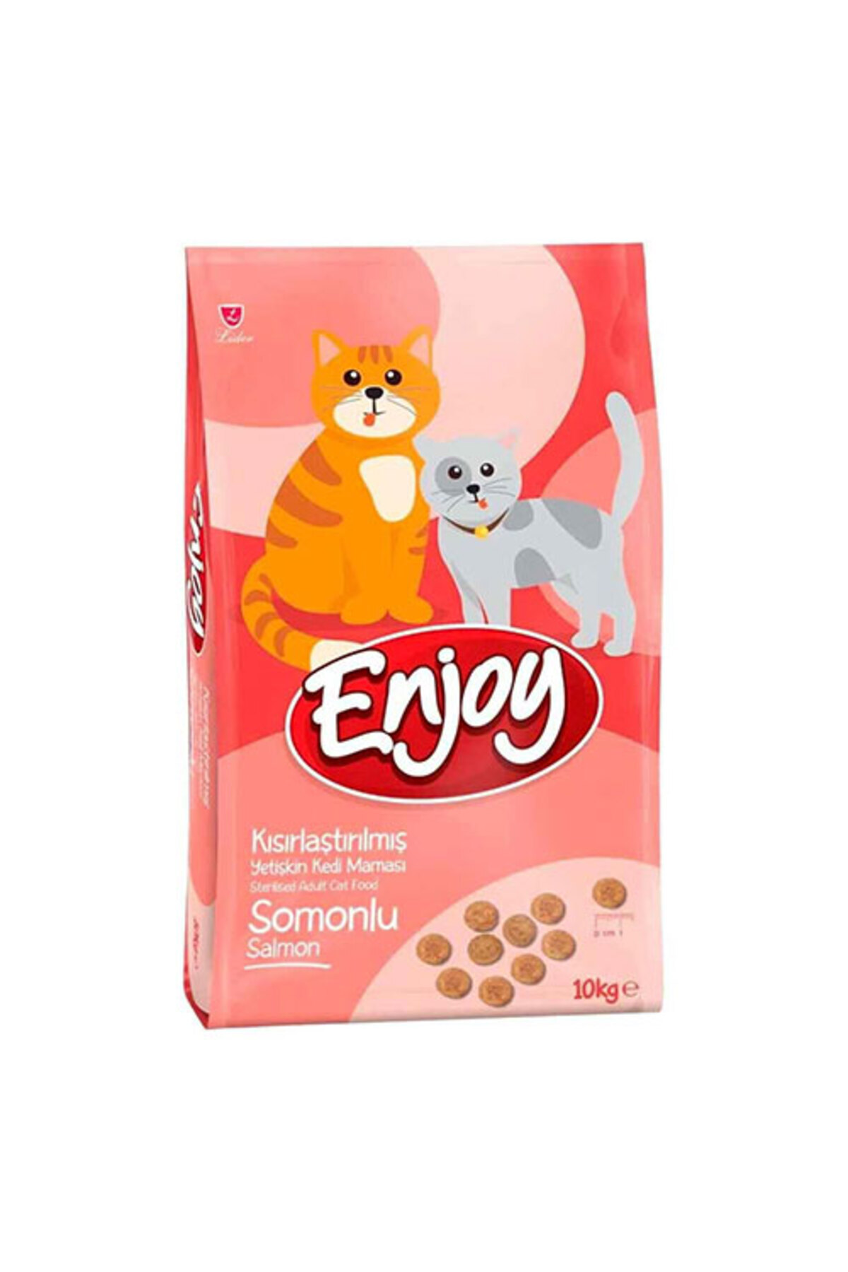 Enjoy Somonlu Kısırlaştırılmış Kedi Maması 10 Kg