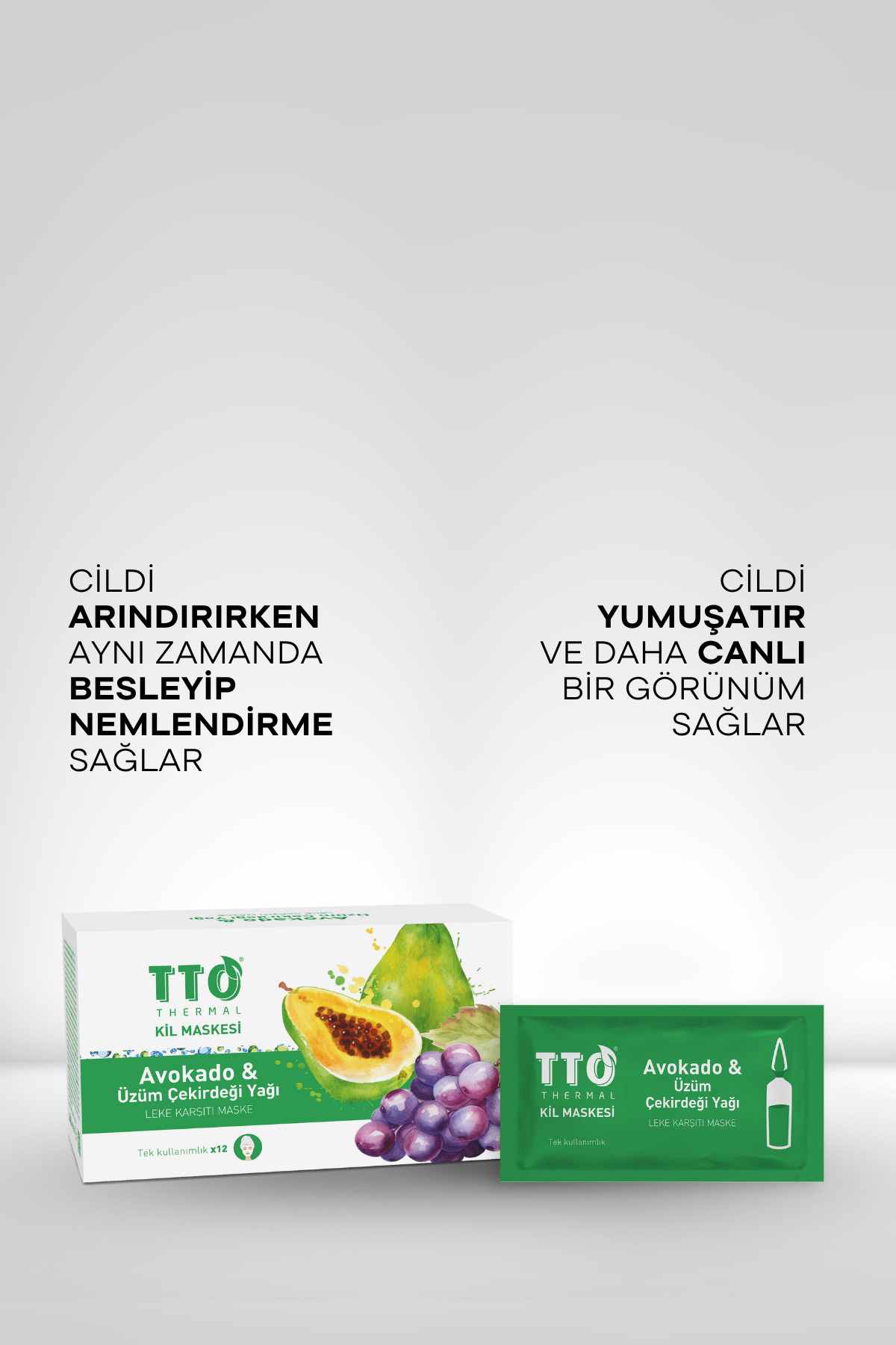 Kil Maskesi Gözenek Arındırıcı ve Dengeleyici 74 g Thermal Tüm Ciltler — 8684576001368 — تصویر 4 از 7