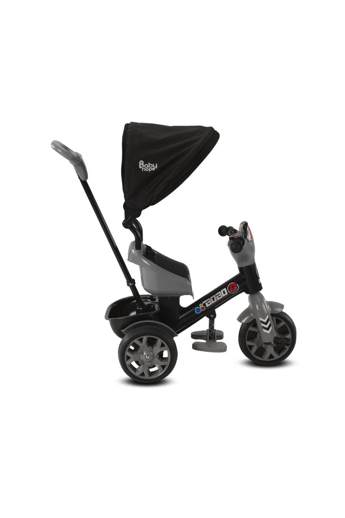 Babyhope Bobo Speed Tenteli İtmeli 3 Teker Bisklet fotoğrafı 2 (önizleme)