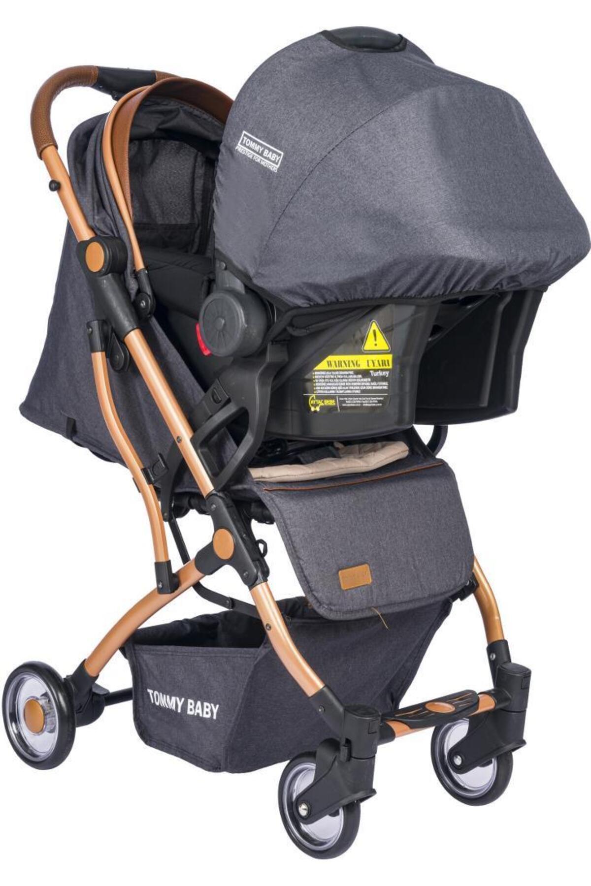 Tommybaby Mia Kabin Travel Bebek Arabası Gold Kabin Boy fotoğrafı 4 (önizleme)