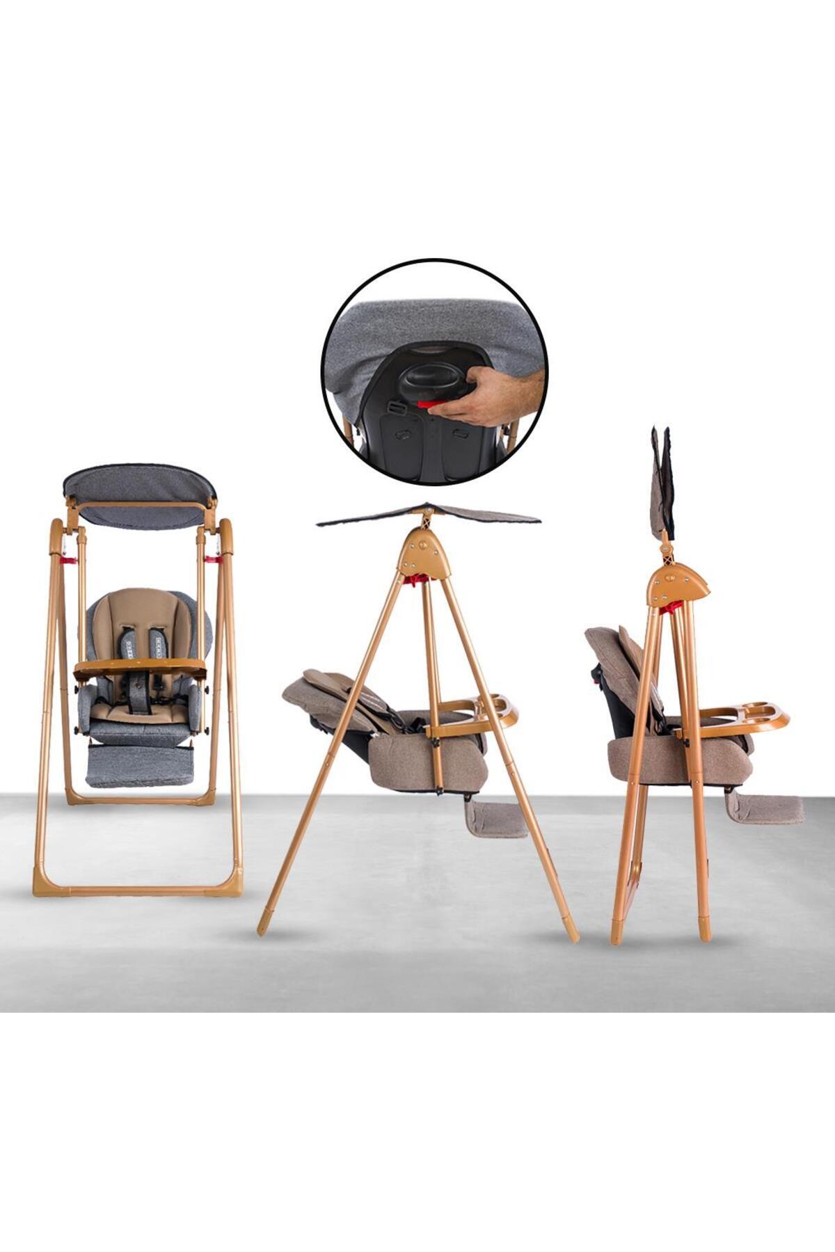 Tommybaby Crazy Gold Salıncak Bebek Çocuk Salıncağı Mama Sandalyesi fotoğrafı 3 (önizleme)