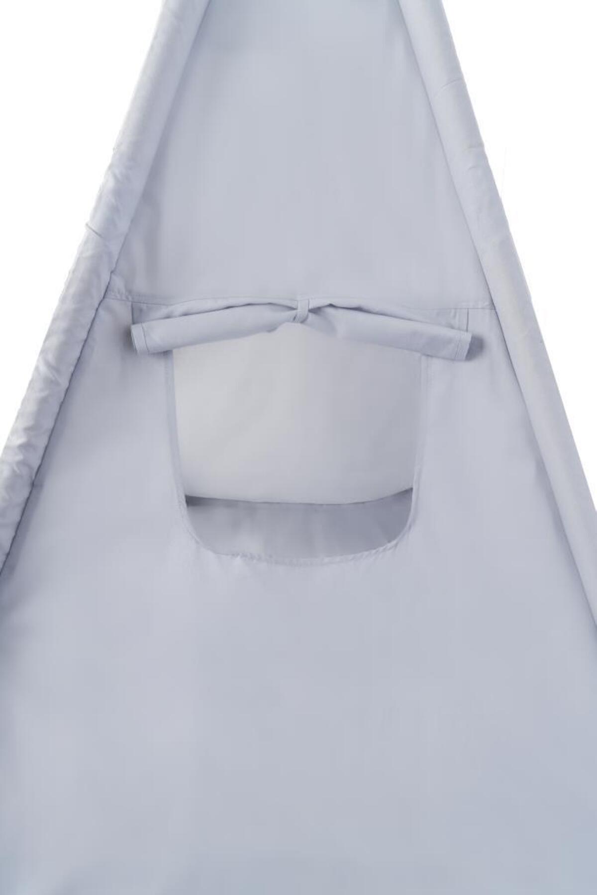 Tommybaby Çocuk Kızılderili Oyun Çadırı Ahşap Direkli Geniş Oyun Çadırı ve Minderli Ev & Bahçe Oyun fotoğrafı 6 (önizleme)