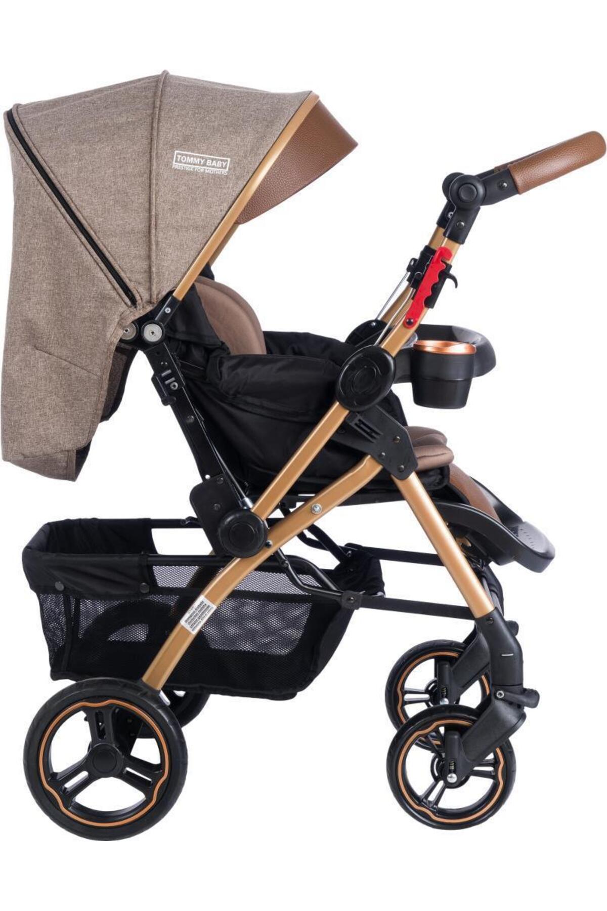 Tommybaby Tornado Travel Çift Yönlü Bebek Arabası Seyahat Sistem Puset fotoğrafı 4 (önizleme)