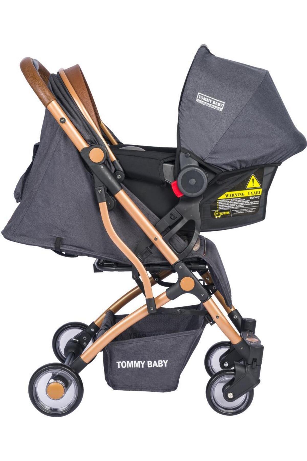 Tommybaby Mia Kabin Travel Bebek Arabası Gold Kabin Boy fotoğrafı 5 (önizleme)