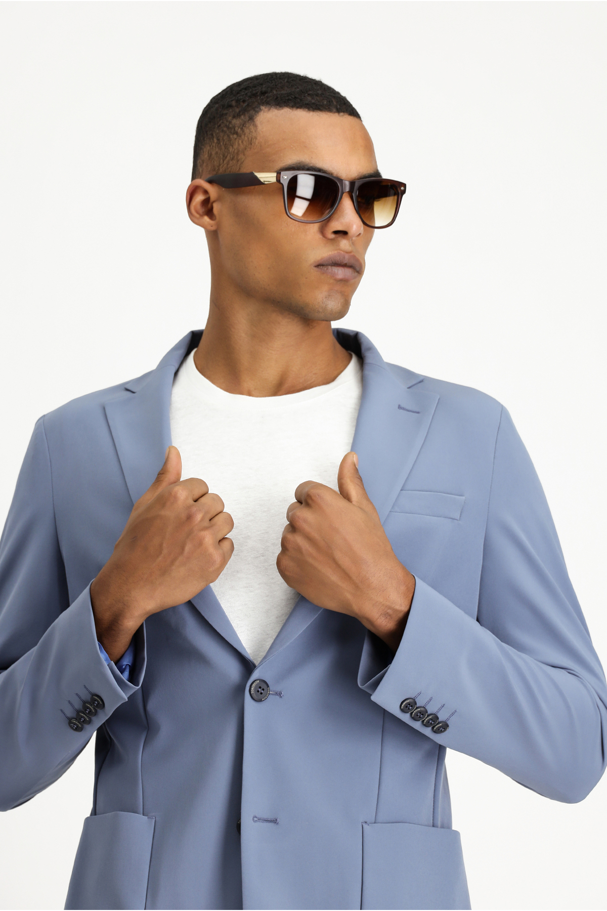 Kiğılı  Techno-Line 7 Drop Super Slim Fit Eksra Dar Kesim Takım Elbise - Görsel 6