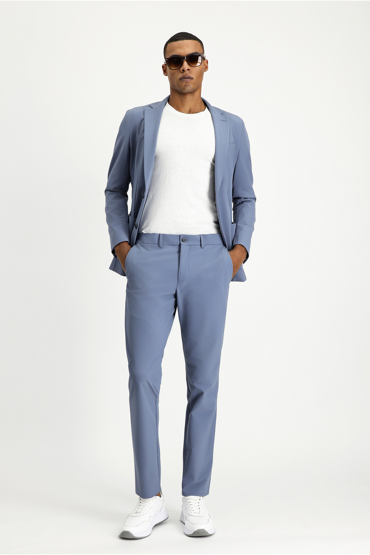 Kiğılı  Techno-Line 7 Drop Super Slim Fit Eksra Dar Kesim Takım Elbise - Görsel 3