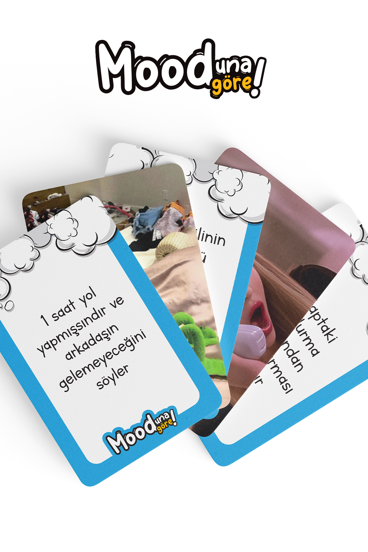 Zigzag Mooduna Göre - Komik Mood Oyunu | Arkadaş & Aile İçin Kutu Oyunu | Kart Oyunu | 216 Kart fotoğrafı 4 (önizleme)