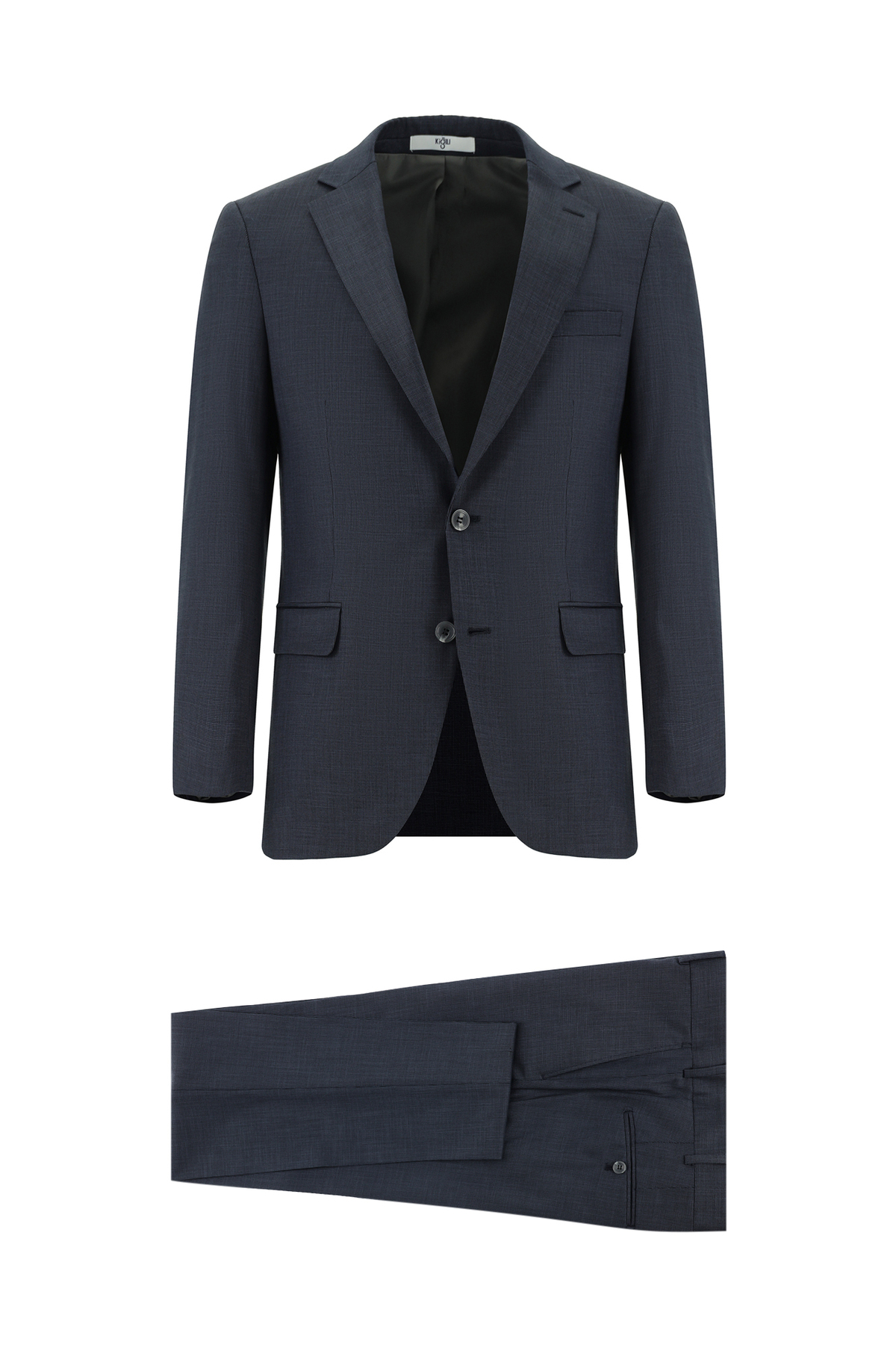 Kiğılı  4 Drop Relaxed Fit Rahat Kesim Desenli Takım Elbise