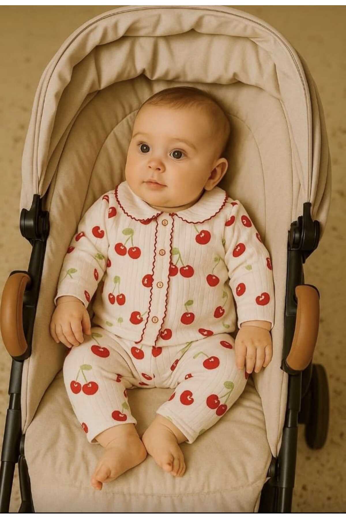 anne dokunuşu gibi KUZUM BEBE Yenidoğan Organik Pamuk 2’li Kız Erkek Bebek Takım fotoğrafı 3 (önizleme)