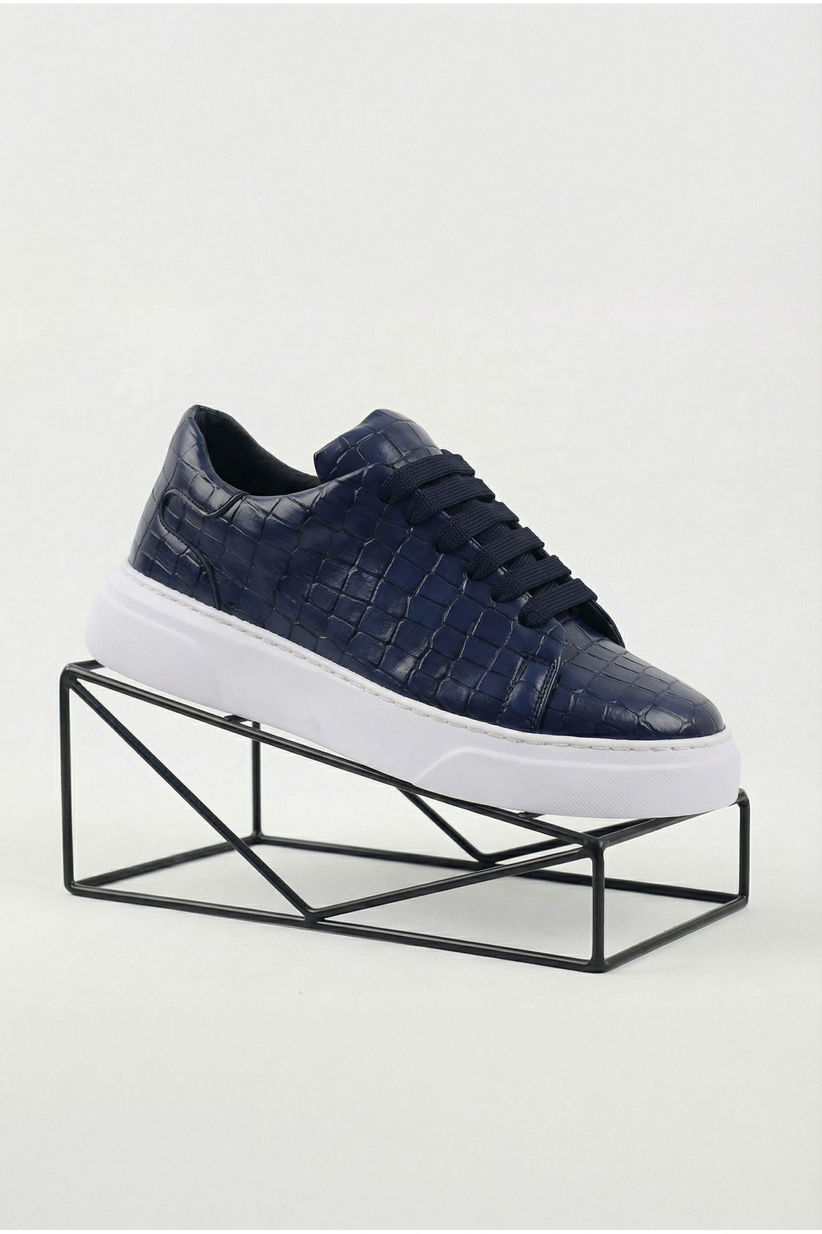 sauron  Lacivert Beyaz Erkek Günlük Casual Ayakkabı Ortopedik Tabanlı A318