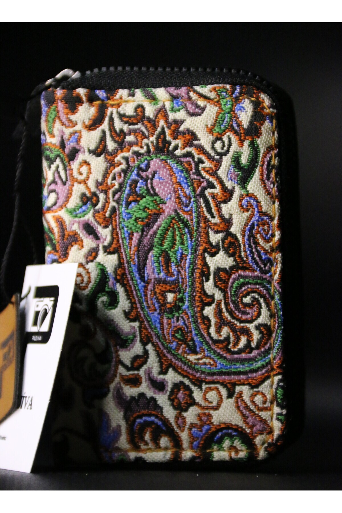 Ethnic Patterned Thermal Transparent Elegant And Durable Accordion Wallet Card Holder
