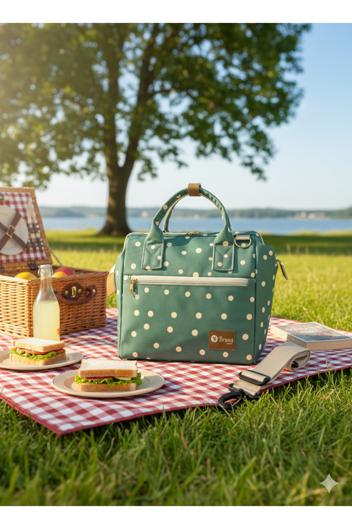 brandbaby Çok Amaçlı ısı yalıtımlı su geçirmez termal beslenme ve yemek taşıma çantası fotoğrafı 3 (önizleme)