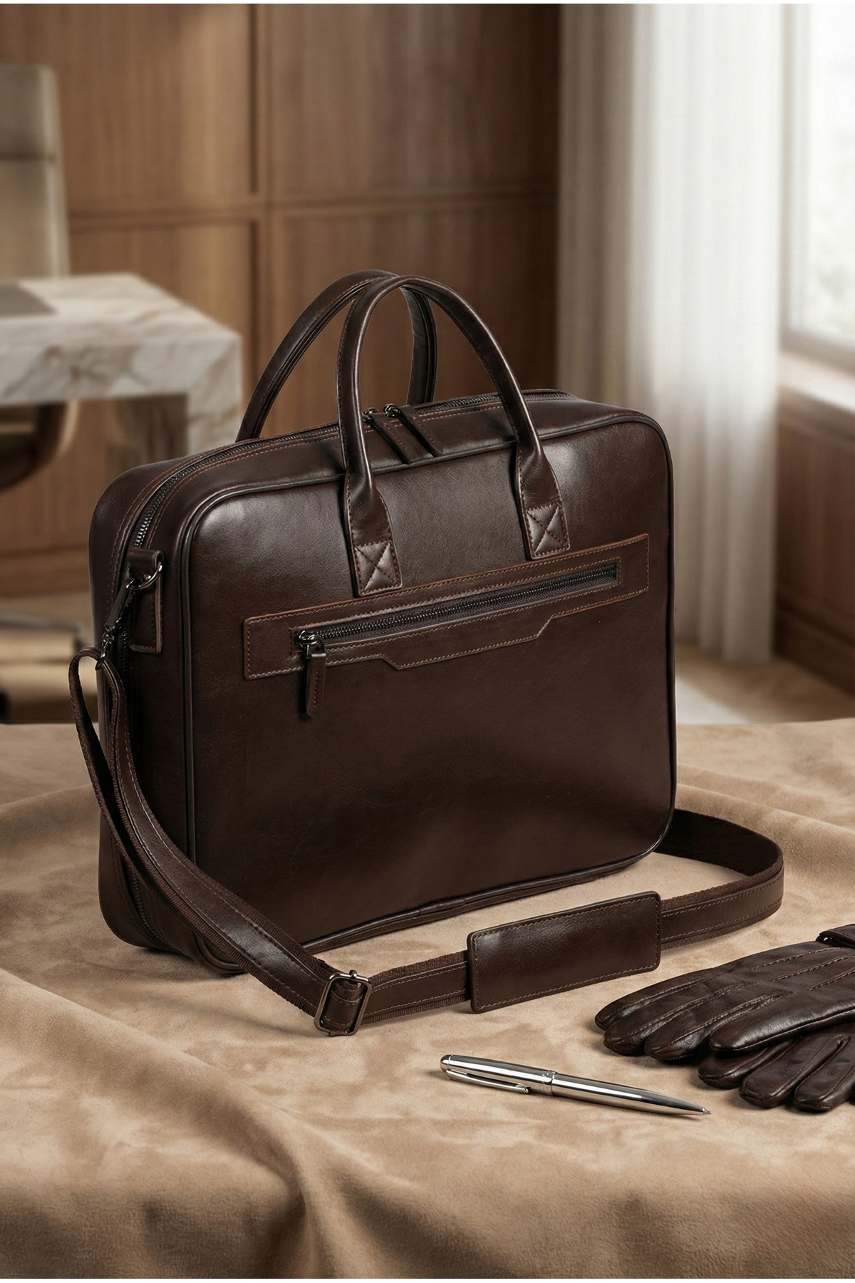 Sevinç Çanta  Macbook Organizer Laptop Evrak Çantası 15.6" & 16" Inç - Görsel 4