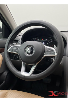 XMOD Direksiyon Kılıfı Geçmeli Siyah Tüm Araba Taksi Uygun Oto Direksiyon Kılıfı