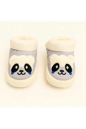 Shoebuo Bebek Çocuk Figürlü Panduf Kaymaz Tabanlı Sevimli Ev Botu Ev Ayakkabısı