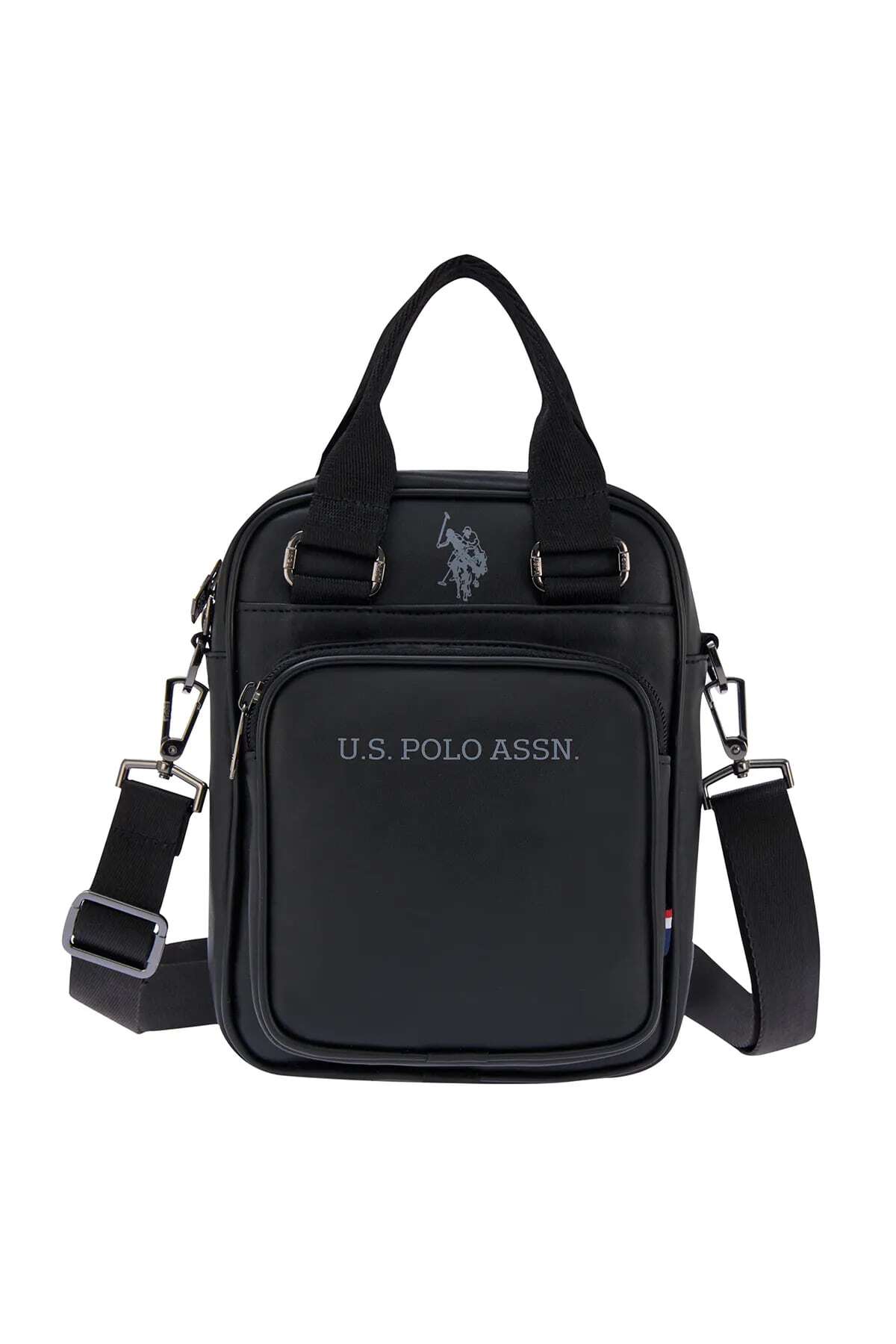 یو اس پولو کیف رودوشی مردانه مشکی طرح لوگو PLCPR25037