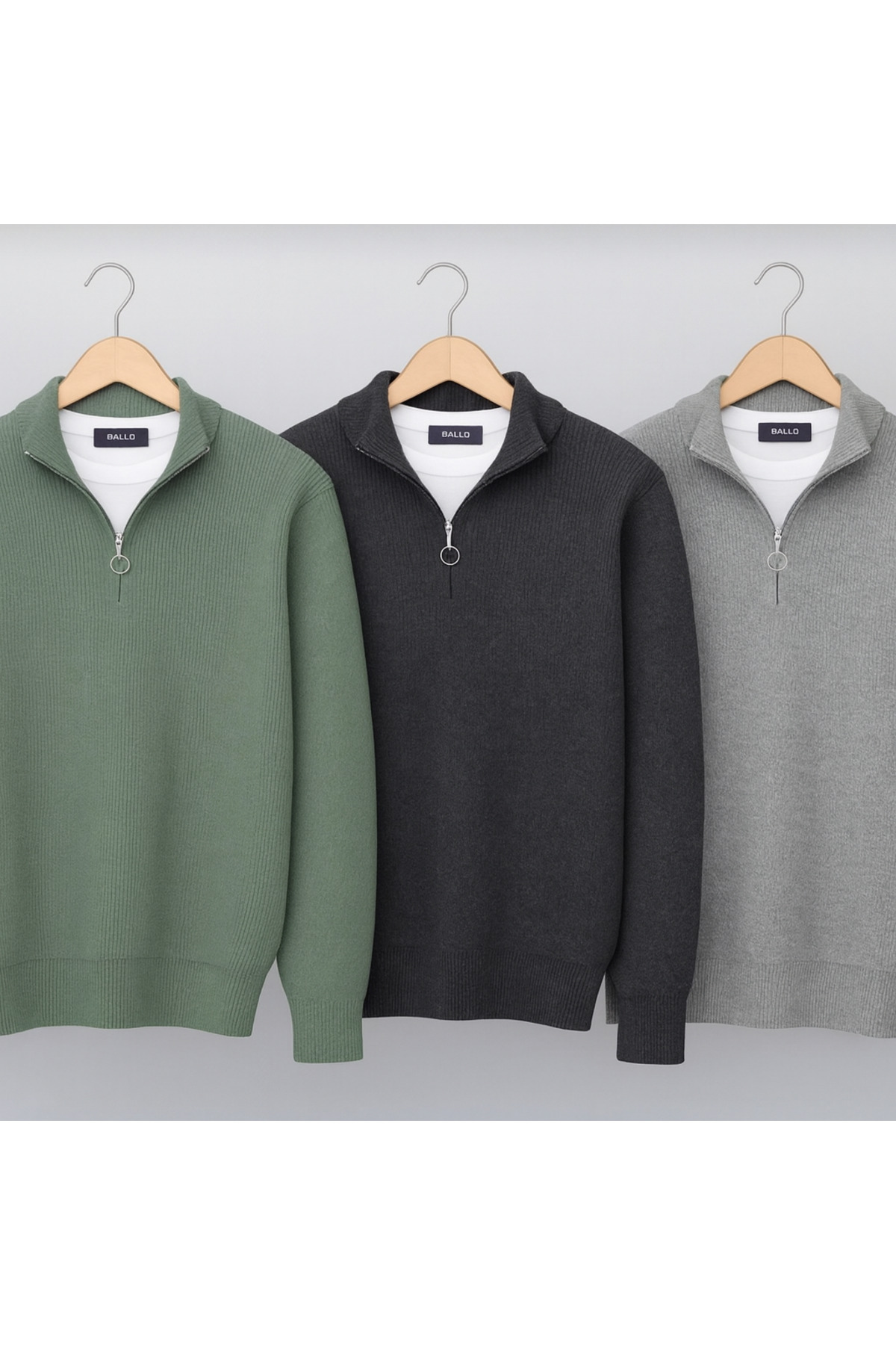 LC Waikiki 3 lü avantajlı set paket erkek kışlık premium kalite selanik dik yaka kazak