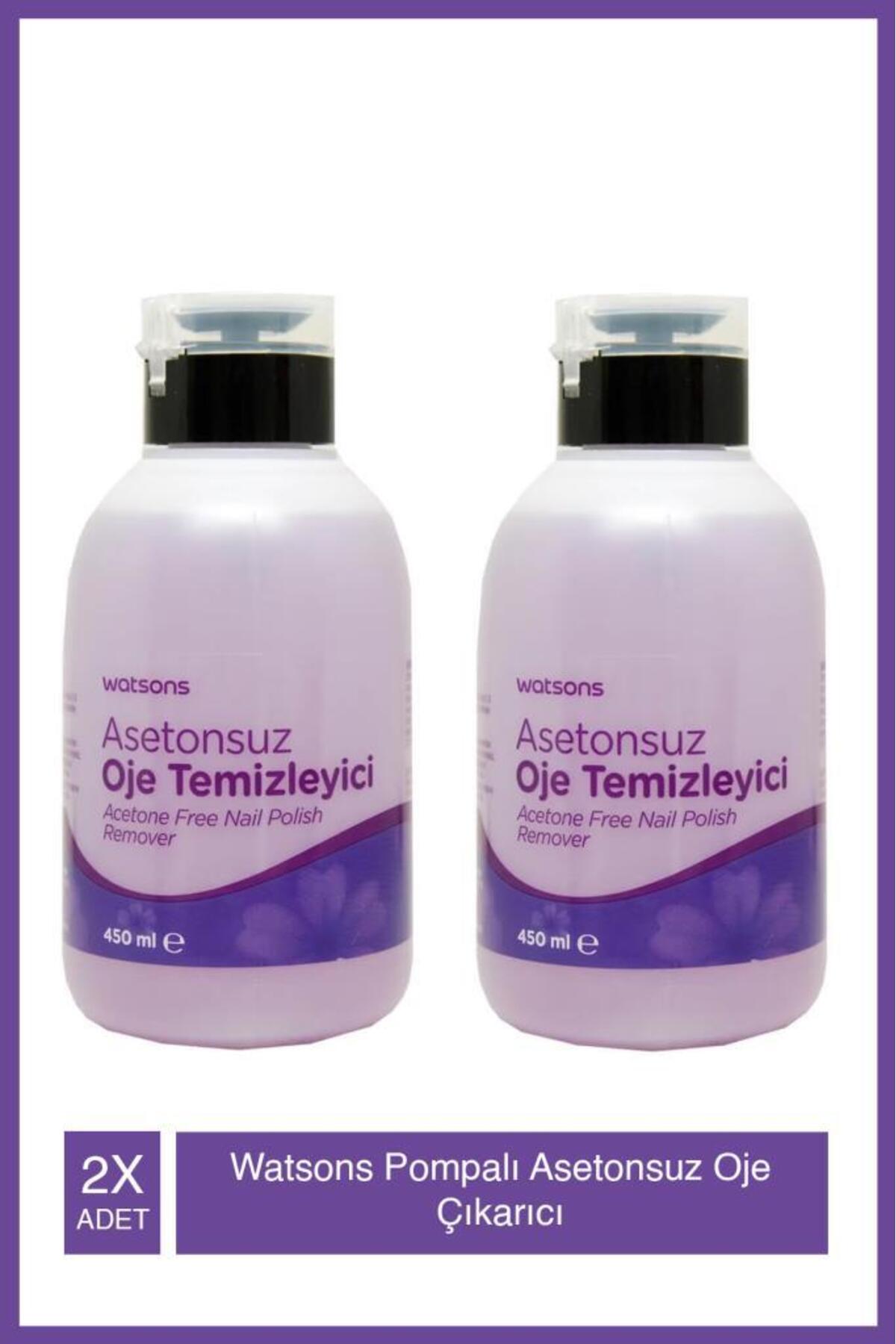 Watsons Pompalı Asetonsuz Oje Çıkarıcı 450 Ml X2 Adet — SETW118