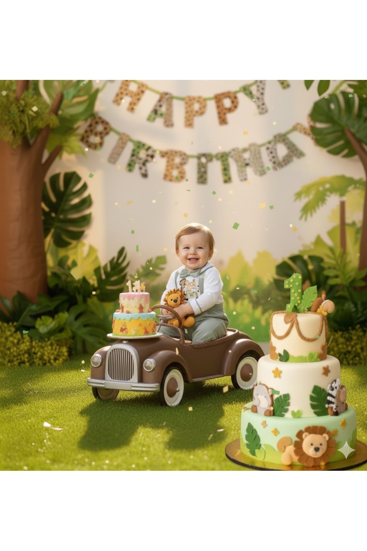 annerüyası SAFARİ BASKILI SALOPET TAKIM fotoğrafı 3 (önizleme)