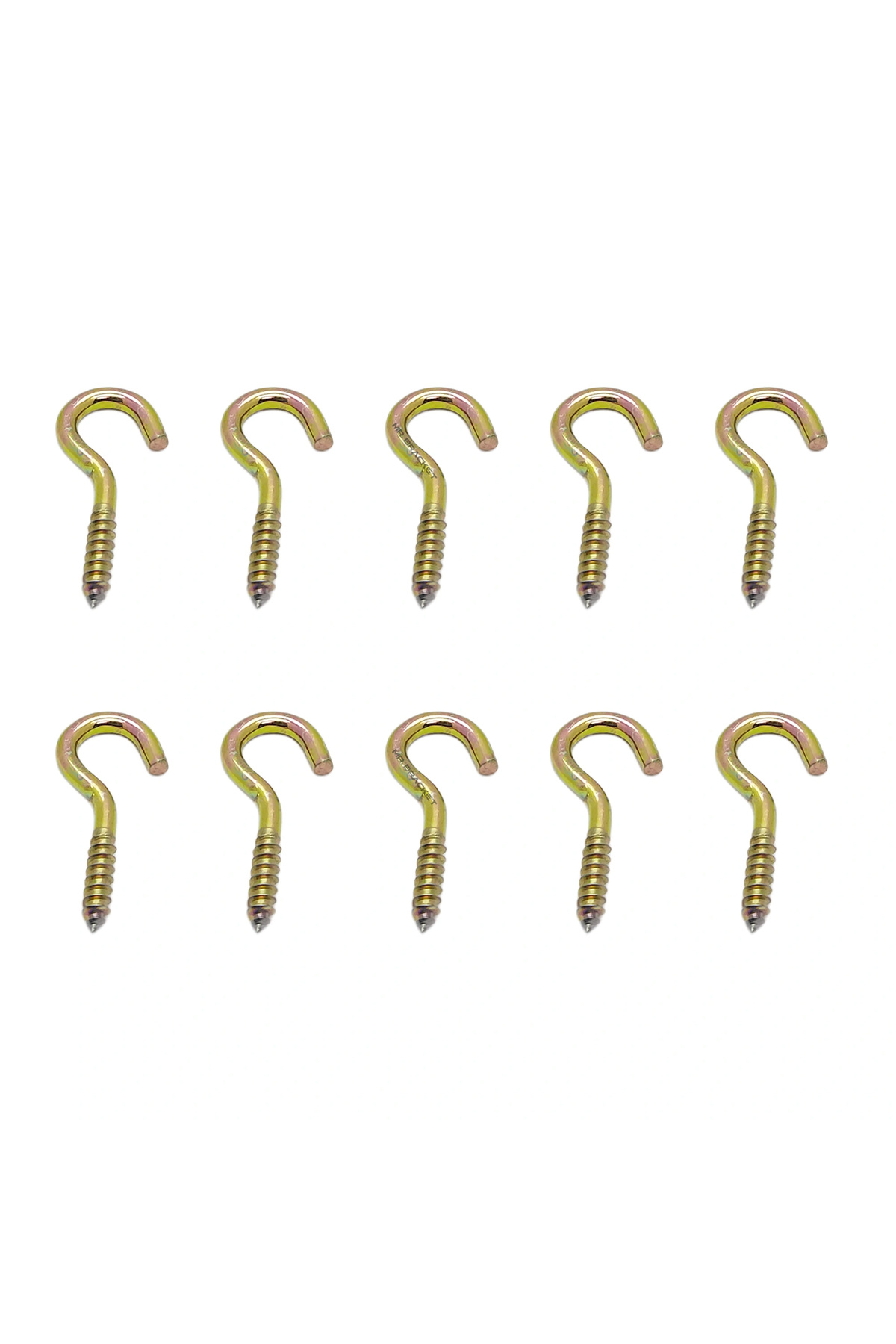 Yapıkan 10 ad. Açık Piton Kanca 16x30 - Tavana Duy Avize Asma Kancası Demir - Duvara İp Halat Askı Aparatı