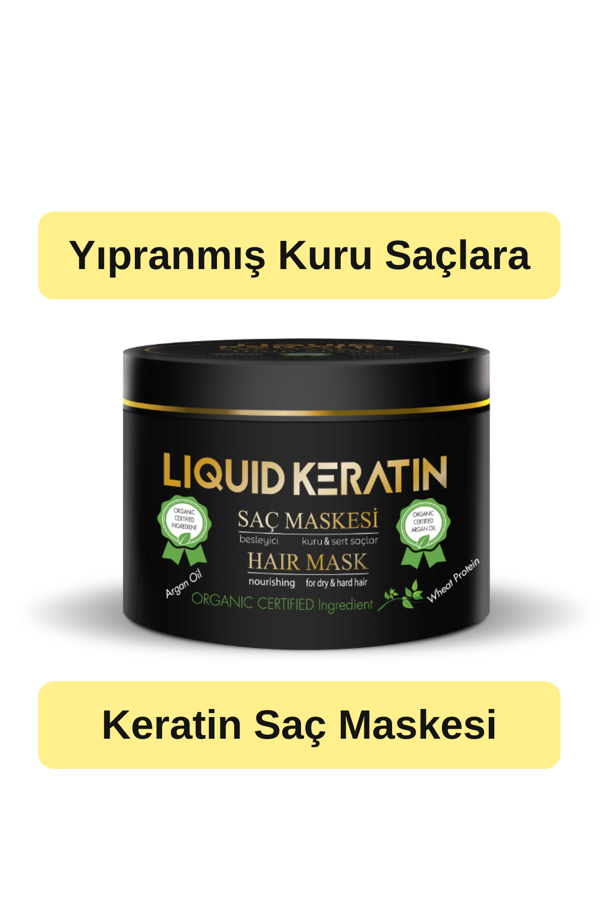 Liquid Keratin Keratin Saç Maskesi (250ML) Kuru Mat Sert Yıpranmış Yanmış Kırık Saçlar Için Onarıcı Bakım — KR300-YHB