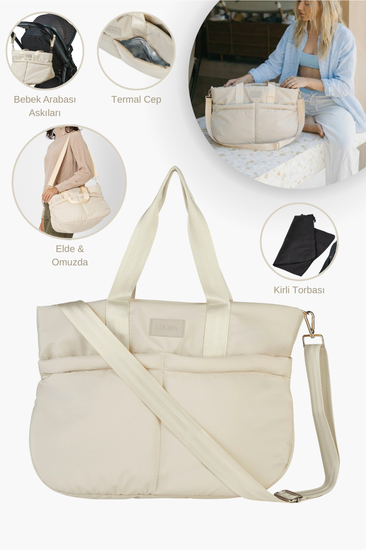 Pera Mother Baby Thermal Care & Gym Gym Bag