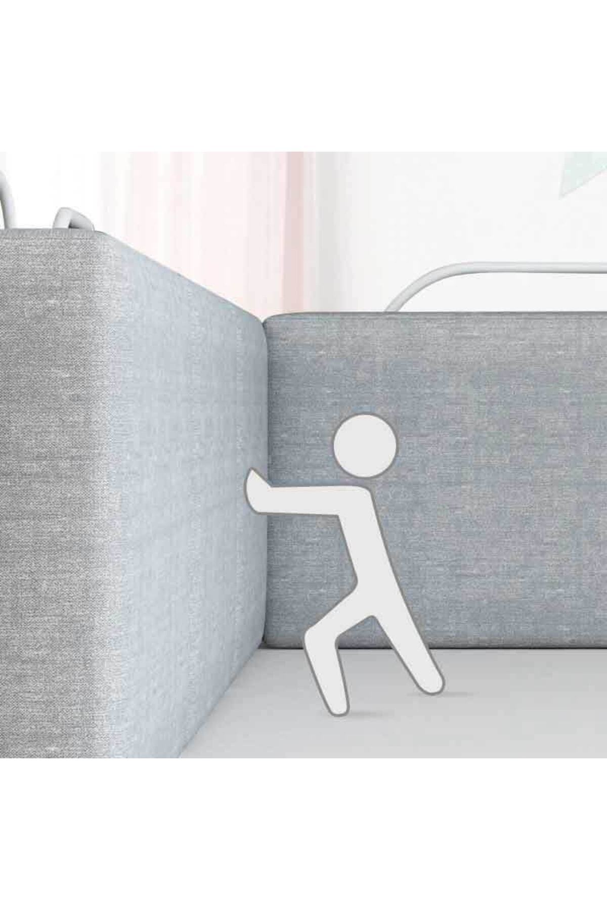 Ancare 200 Cm Serenity Xl Yeni Nesil Yatak Bariyeri Korkuluğu Pink (4 Blok) fotoğrafı 2 (önizleme)