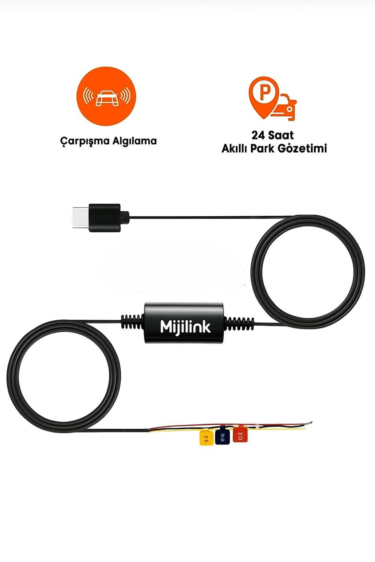 MijiLink 70mai Up03 Park Gözetim Modu Kablosu Hardwire Kit A200