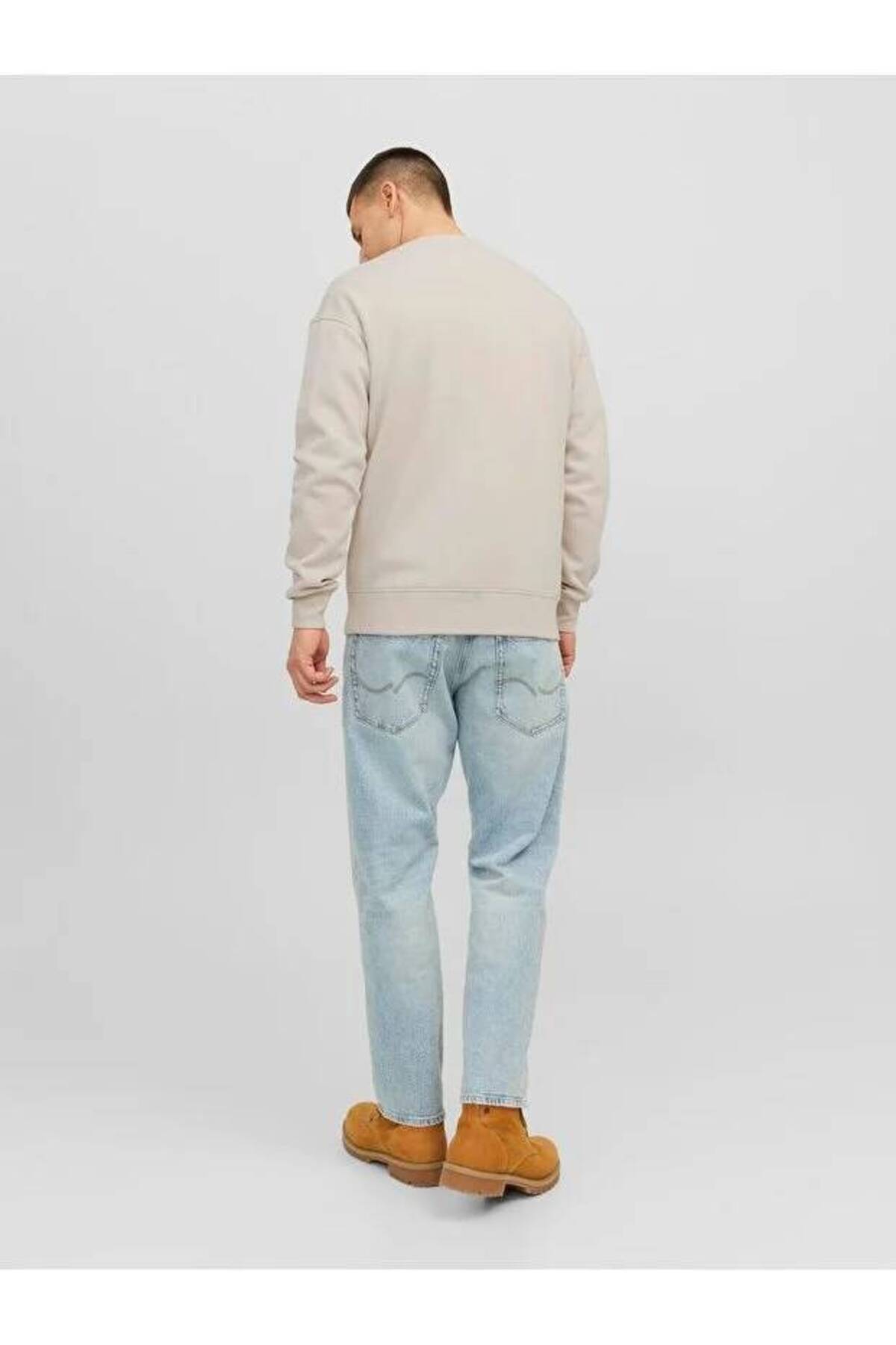 سویشرت مردانه راسته آستین بلند | جک اند جونز Jack & Jones 12241694 - تصویر 3