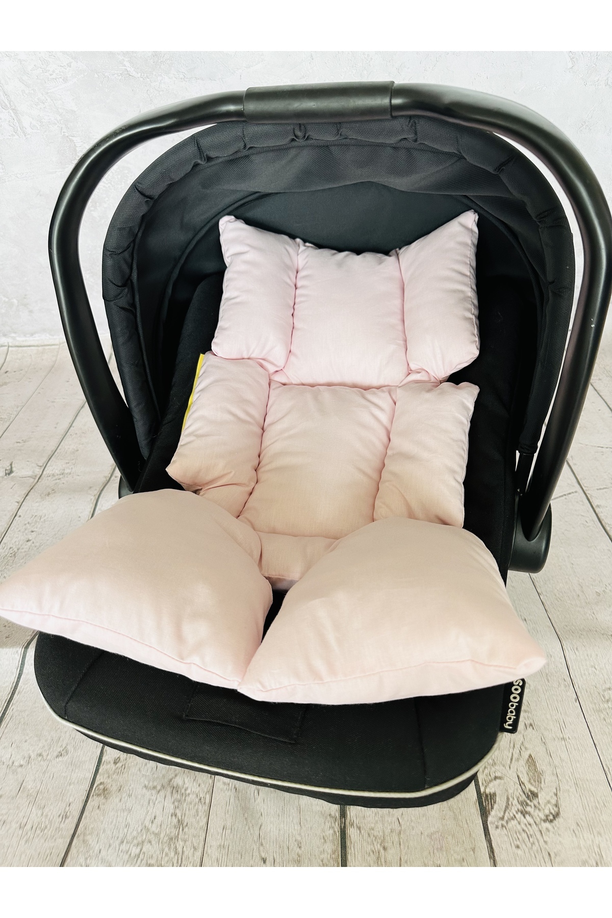 JUNİPERUS Fırfırlı 2'li Bebek Puset Örtüsü Puset Minderi Ortopedik Bel Destekli fotoğrafı 3 (önizleme)