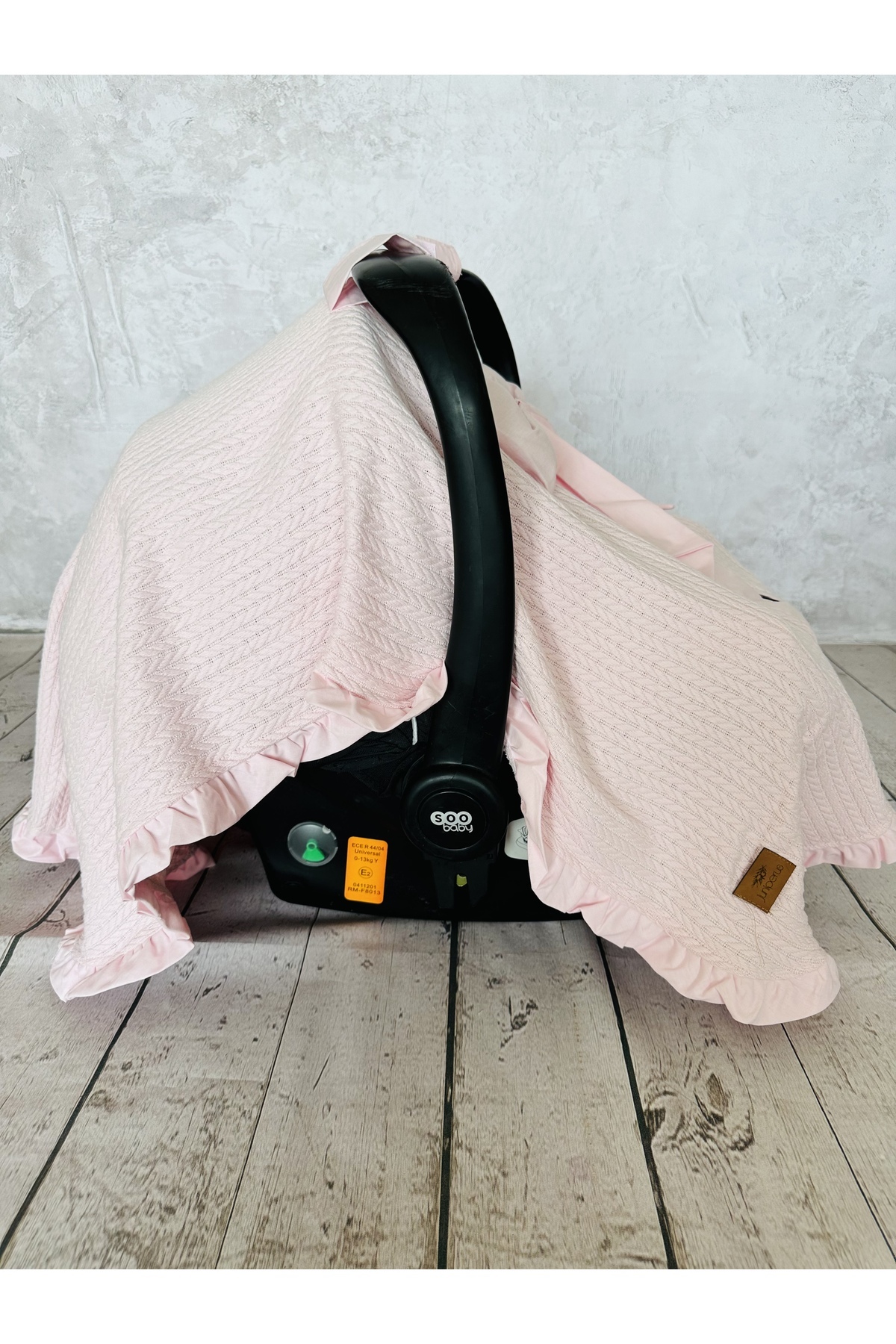 JUNİPERUS Fırfırlı 2'li Bebek Puset Örtüsü Puset Minderi Ortopedik Bel Destekli fotoğrafı 7 (önizleme)