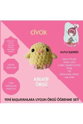 KREATİF TASARIM Civcik Örgü Öğrenme Kiti