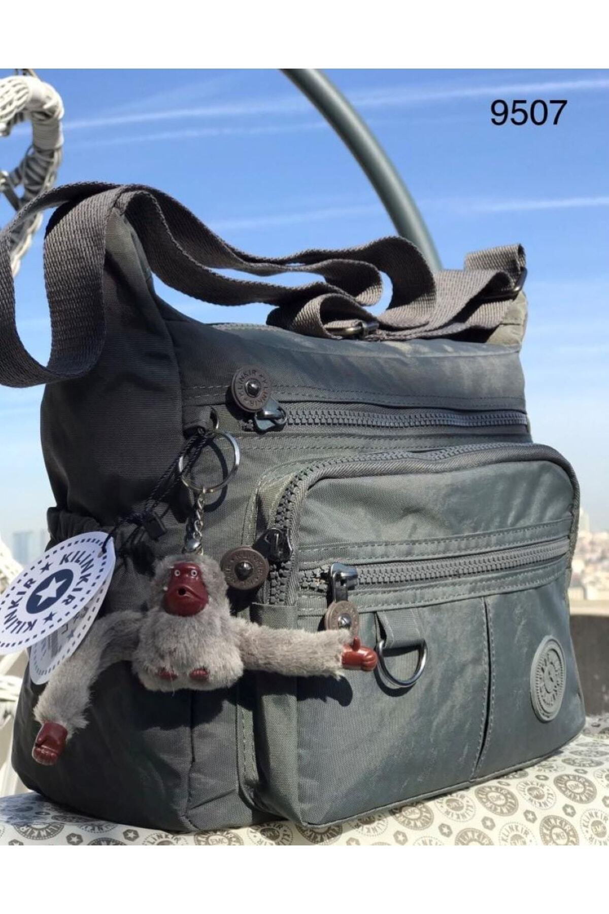 Kılinkır  Postacı Çanta Çok Cepli Çapraz Askılı Yağmura Dayanıklı Kumaş - Görsel 6