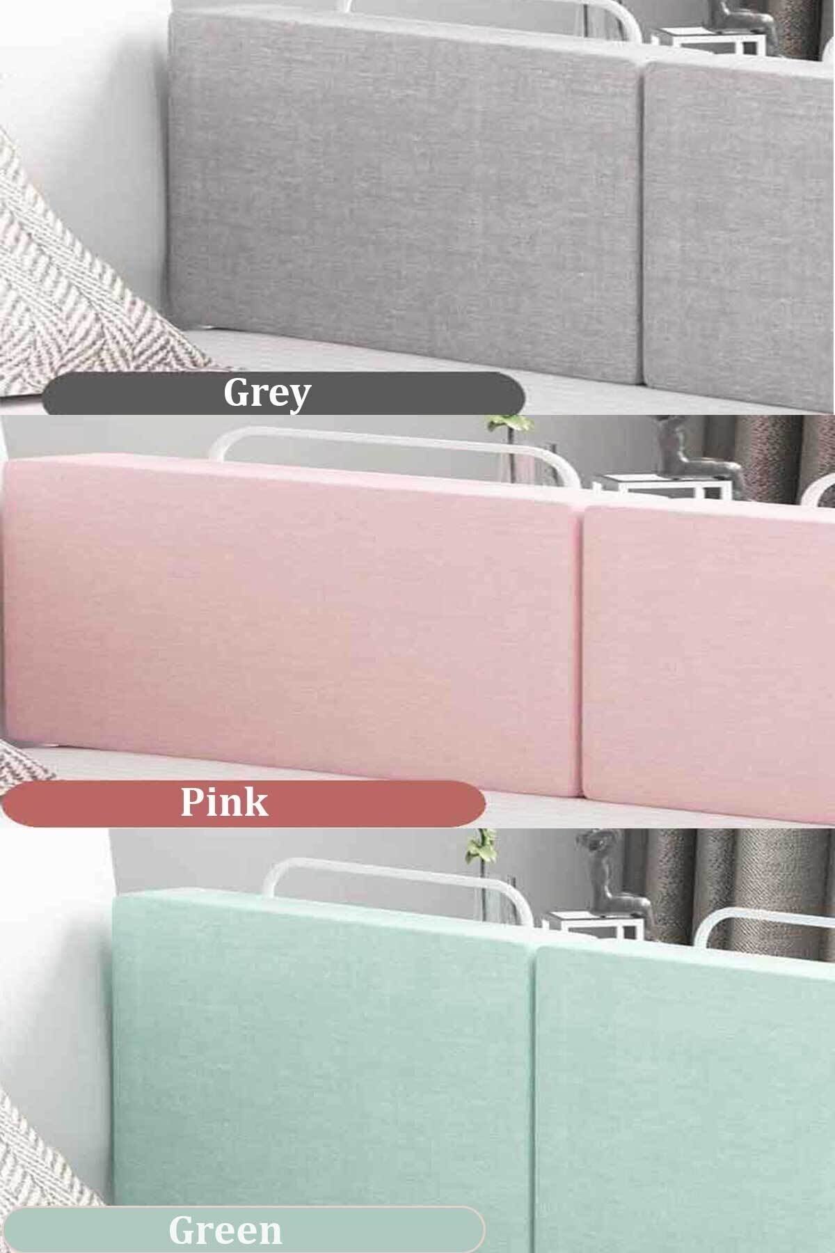 RevuBaby 100 Cm Yatak Bariyeri Bebek Ve Çocuk Korkuluğu Güvenlik Bariyeri Koruma Bariyeri Pink-pembe fotoğrafı 7 (önizleme)