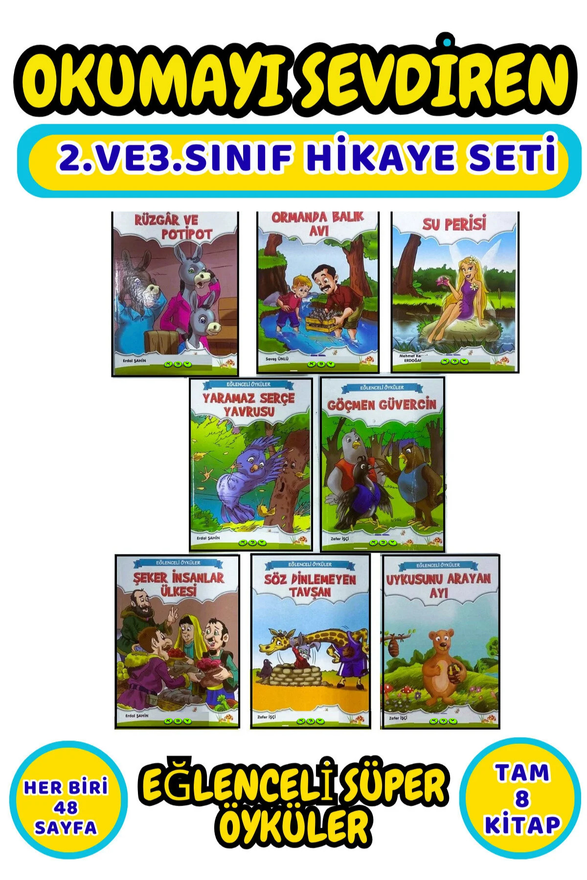 GÖNÜL YAYINCILIK 2.ve 3.sınıflar Için Birbirinden Güzel Hikaye Kitabı Seti fotoğrafı 3 (önizleme)