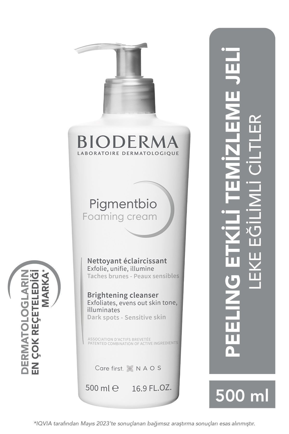Bioderma Pigmentbio Foaming Cream 500 ml Özel Fiyat Etiketli