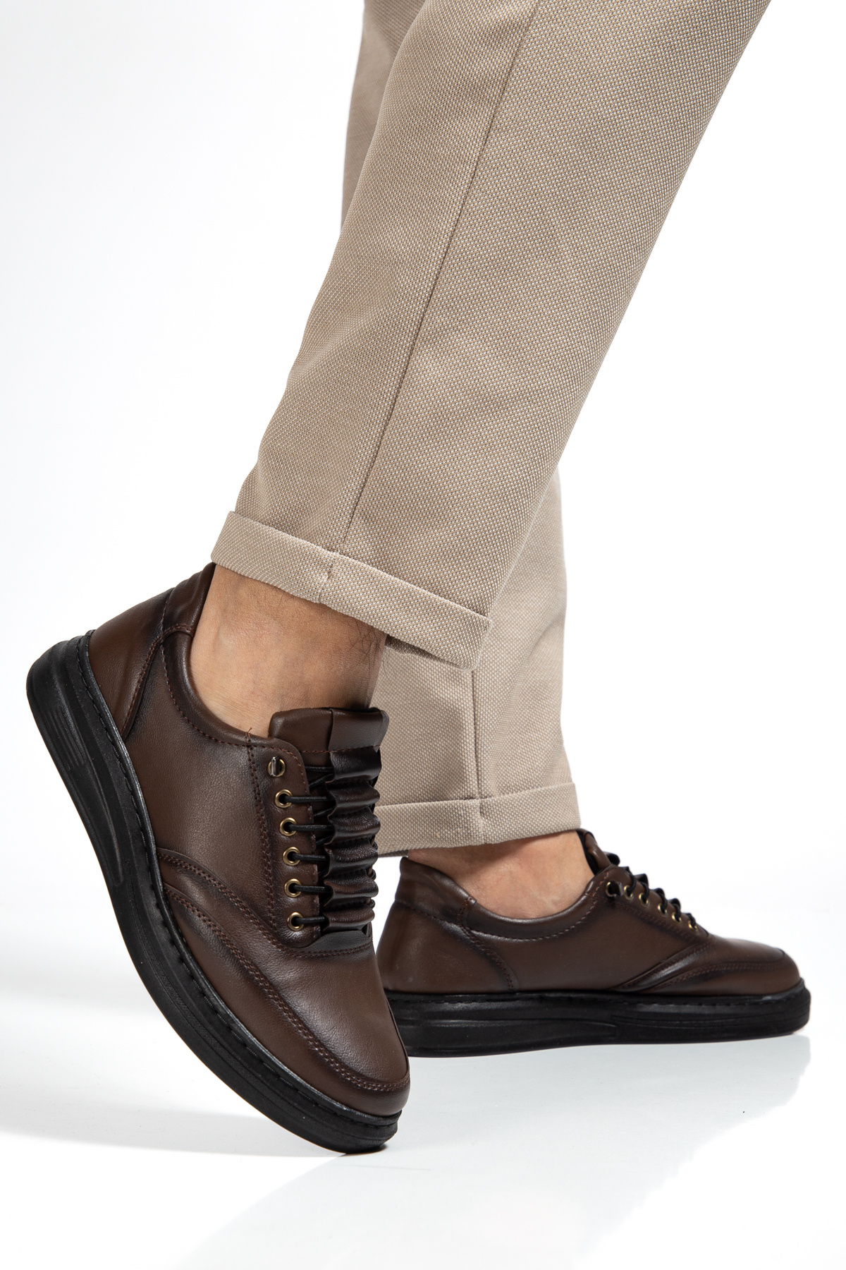 TAREVO  Erkek Spor Ayakkabı - Rahat ve Şık Günlük Kullanım, Hafif, Kaliteli Suni Deri - Görsel 5