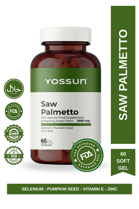 yossun Saw Palmetto Cüce Palmiye Ekstresi Içeren Takviye Edici Gıda