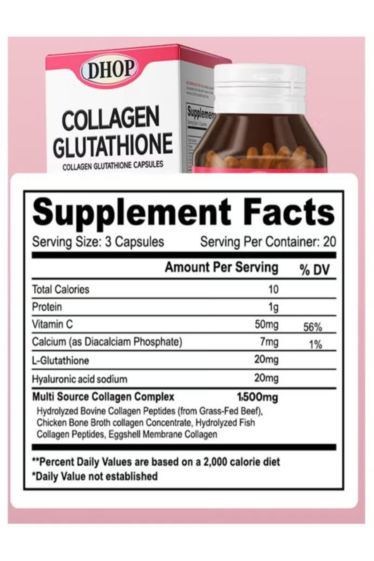 best collagen glutathione supplement Glutagem® Glutathione 120 Capsules For Skin Brightening – Glutagem® UK main image 1