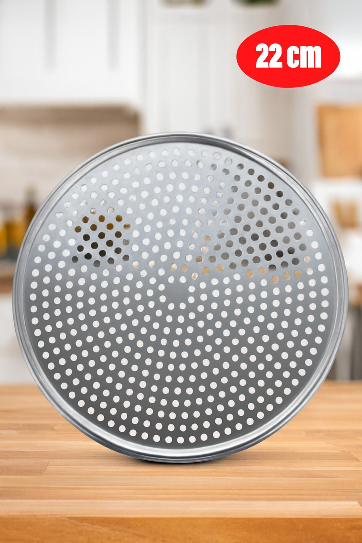 TOLMİN Store 22 cm Sarma Dolma Pizza Lahmacun Pişirme Altlığı | Yanmaz Yapışmaz Çelik Delikli Pişirme Aparatı