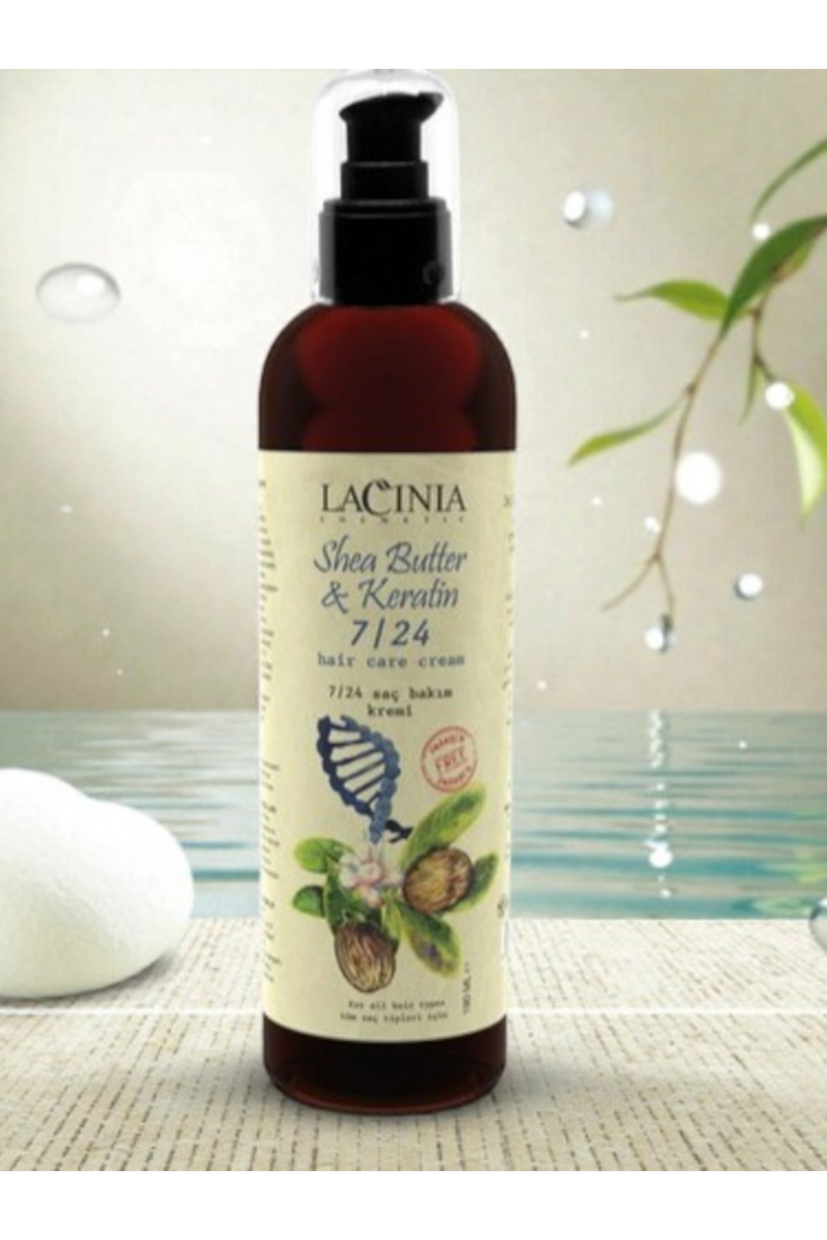 نرم کننده موی کره شی و کراتین لاسینیا 190ML — A2222- 456565656 — تصویر 2 از 2