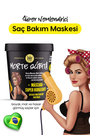 Lola From Rio Morte Sübita Süper Nemlendirici Saç Maskesi, Morte Súbita Másca...