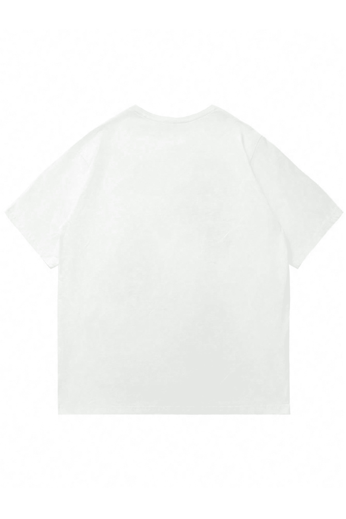 EYAX MODA  ERKEK OVERSIZE DÜZ TİŞÖRT - Görsel 6