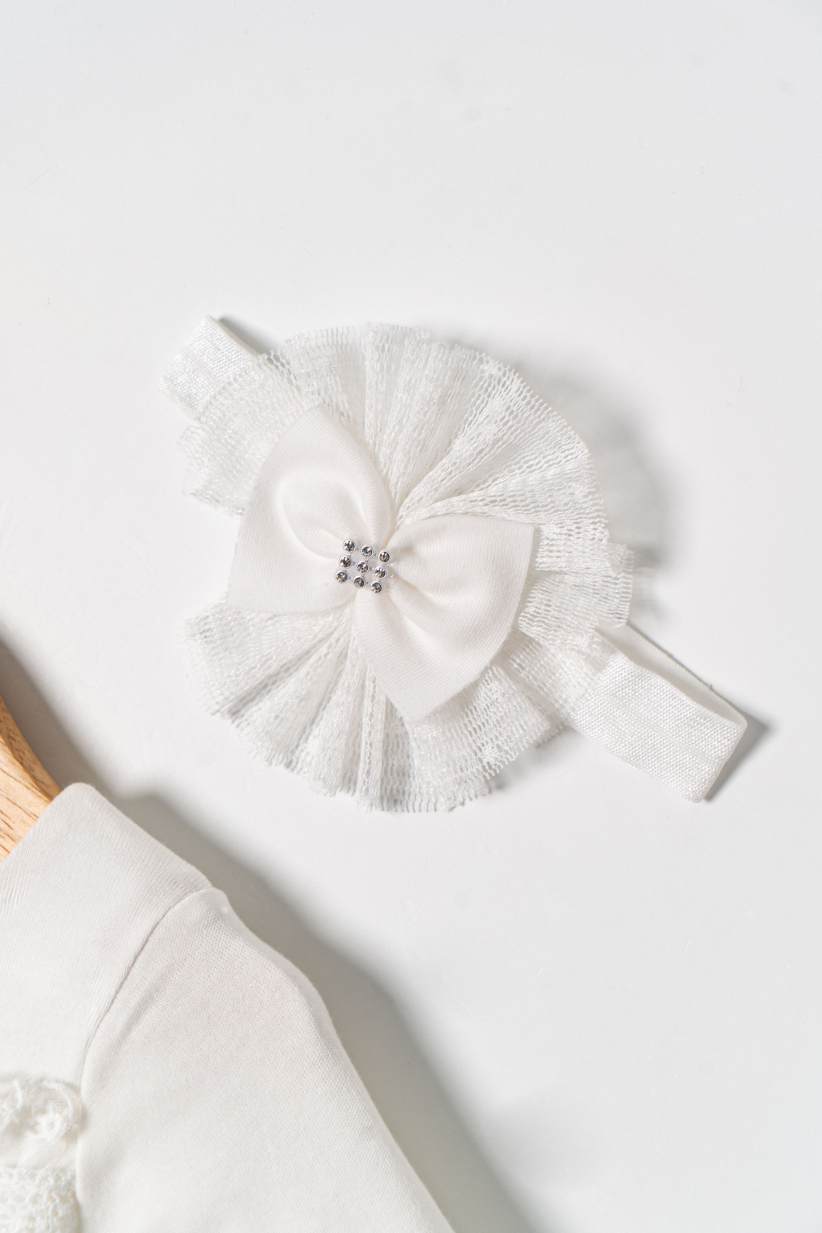 Miniday Baby Kız Bebek Mevlütlük Elbise Bandanalı Dantelli Yeni doğan Hastane çıkışı Gelinlik Abiye Mevlitlik 67 fotoğrafı 4 (önizleme)