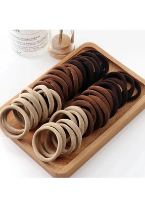 Diloshtrend Design Kahve Tonları Lastik Toka Seti 10 Adet