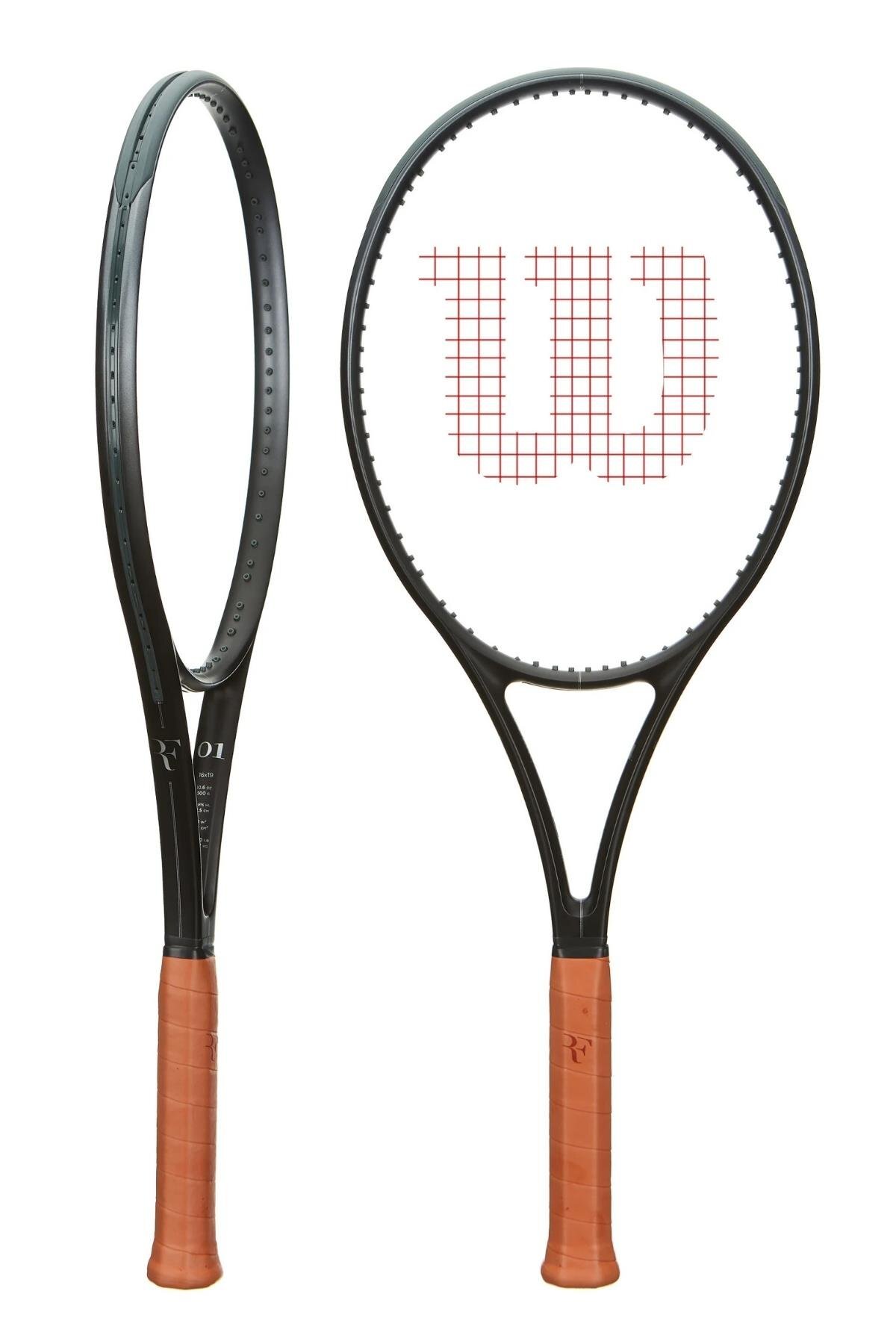 s*n様 ウィルソンRF01 300g Wilson RF01 300 gr Yetişkin Tenis Raketi (27
