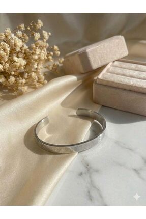 ELIVORA Ayetel Kürsi Yazılı Gümüş Renk Çelik Bileklik - Kararmaz Paslanmaz Ay...