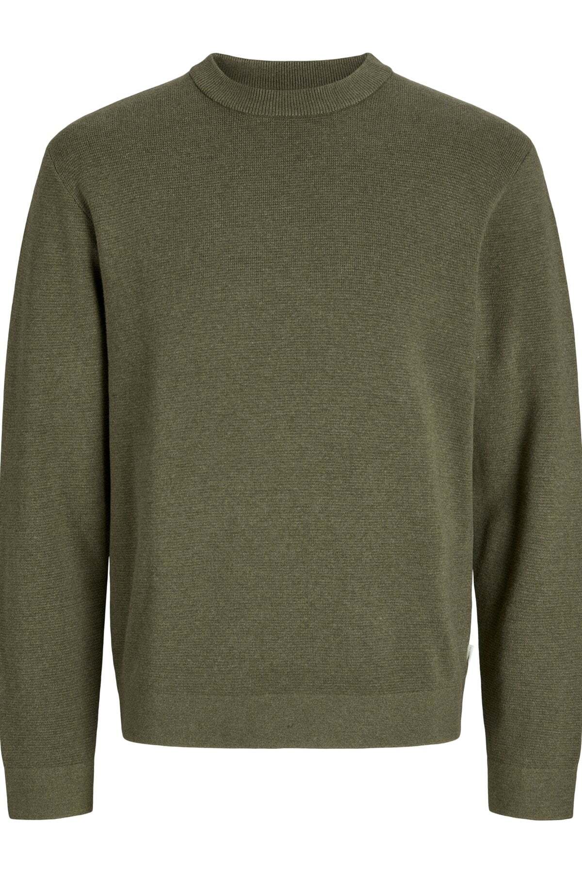 پلیور مردانه خاکستری سنگی مدل کد: (12259666stone Gray) جک اند جونز پلیور Jack & Jones
