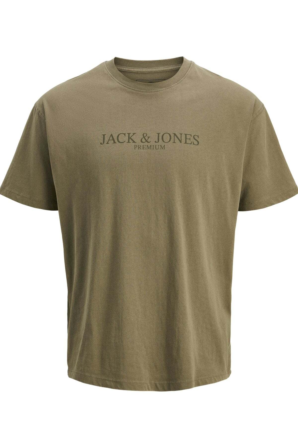 تیشرت مردانه خاکستری سنگی مدل کد: (12274595Stone Gray) جک اند جونز تی شرت Jack & Jones